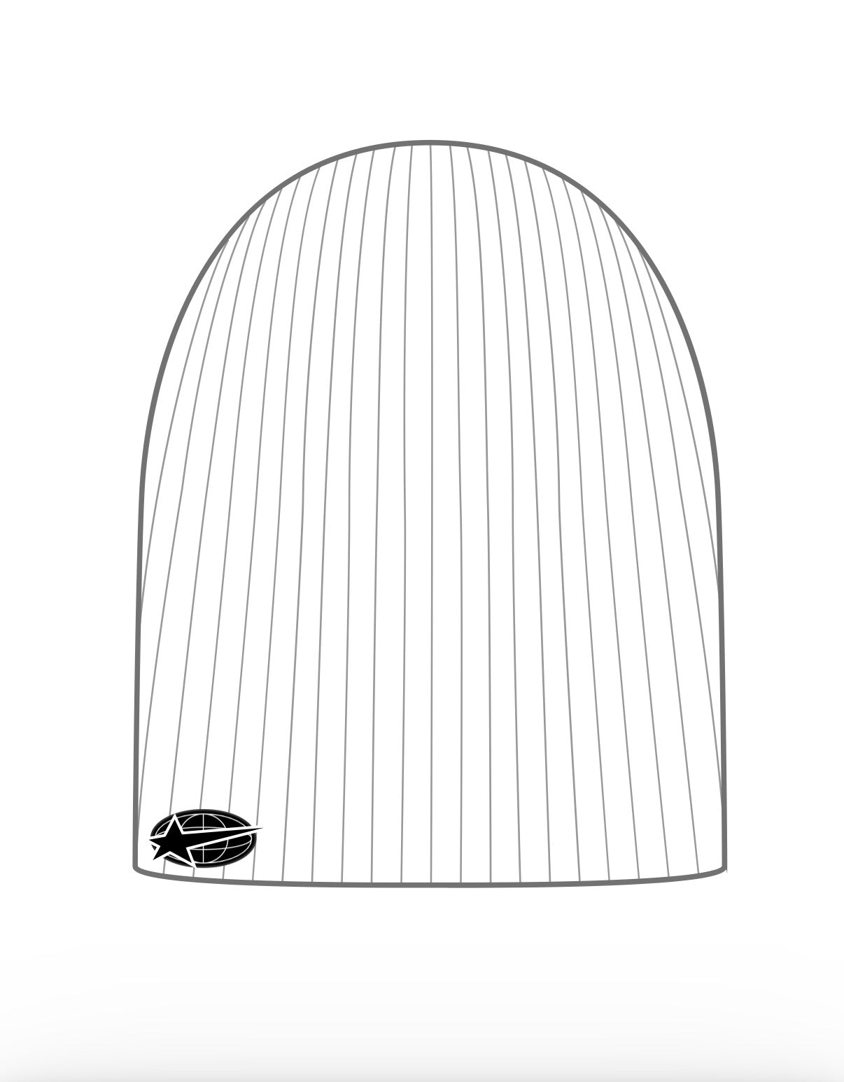 white stellare beanie