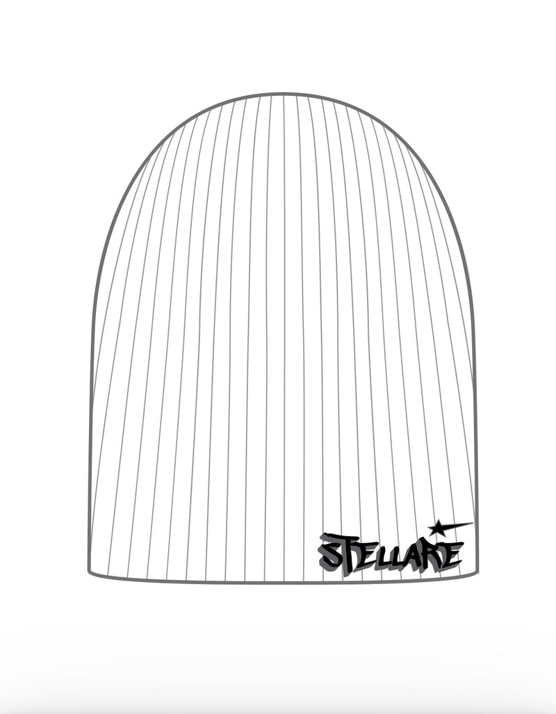 white stellare beanie