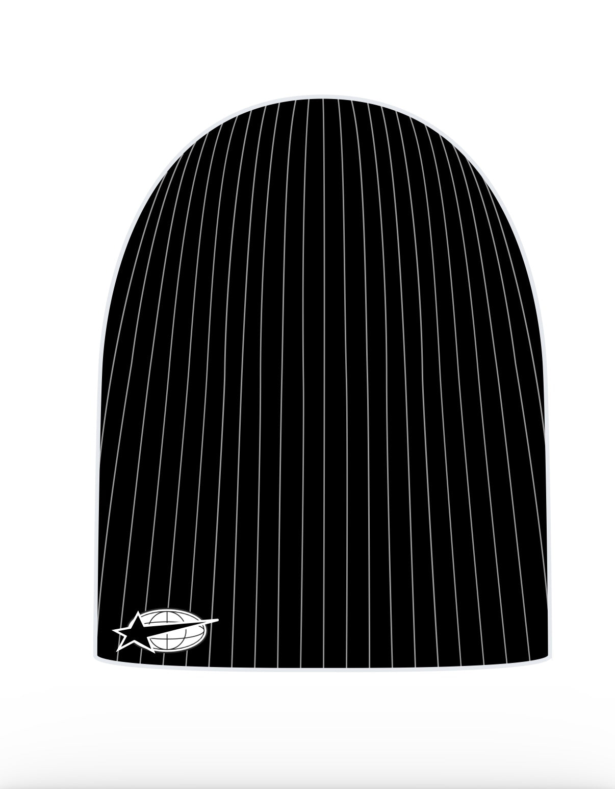 black stellare beanie